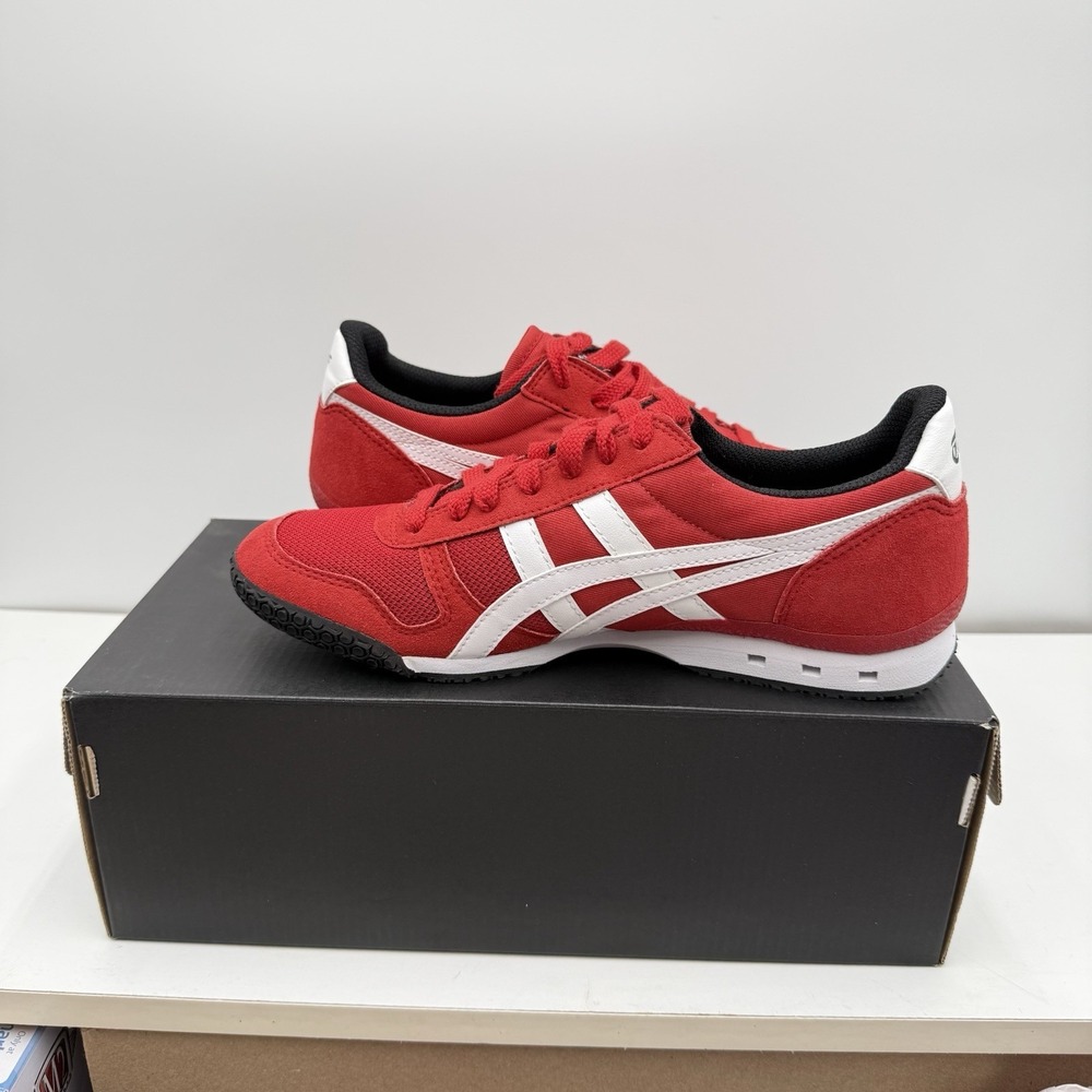 ASICS Onitsuka Tiger Ultimate 81 Red /White Women Sz 8 Sneakers Shoes New In Box - Picture 7 of 13